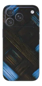Blue Carbon Weave - Mobile 3D Textured Skins (Abstract Series) design